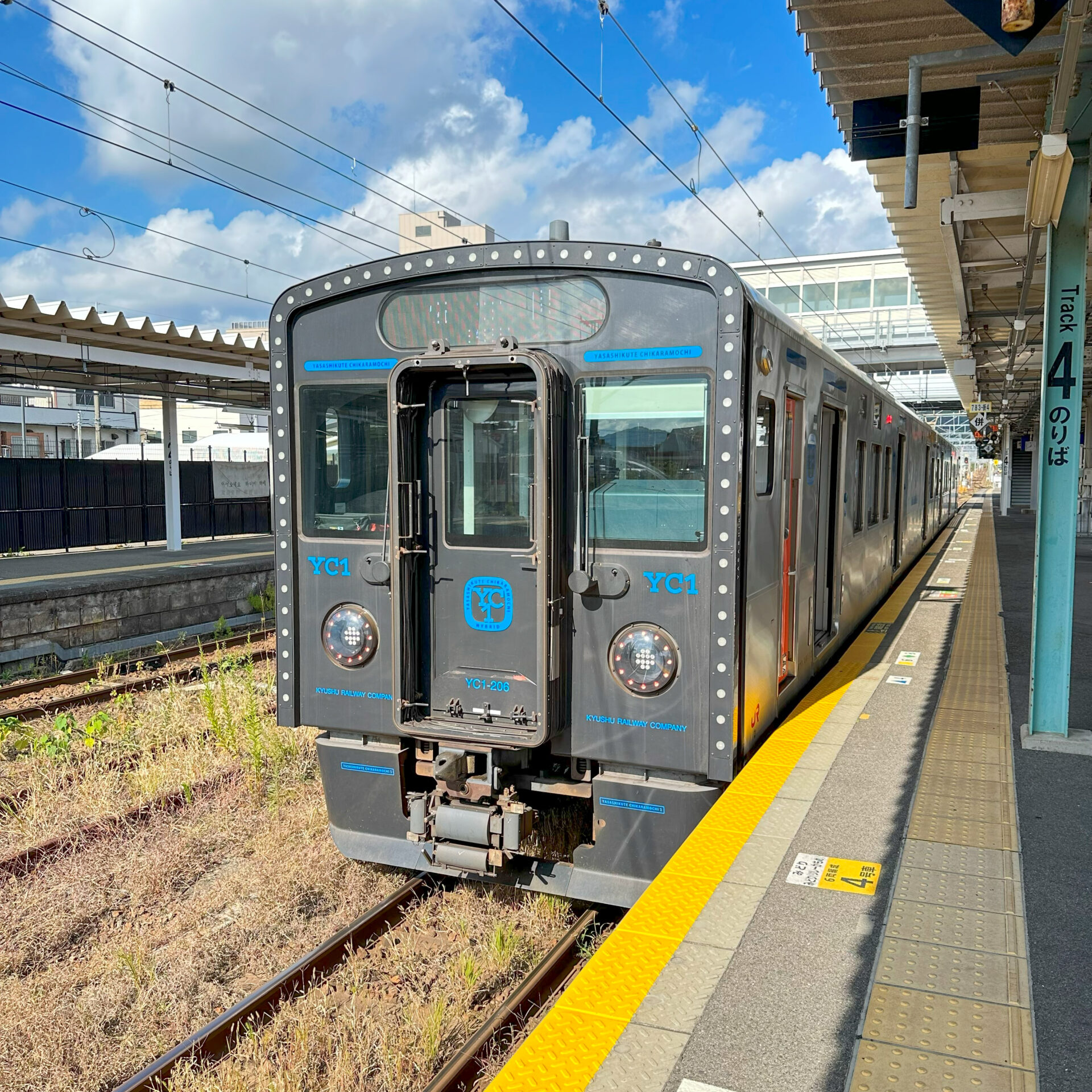 大村線普通列車YC1早岐駅にて