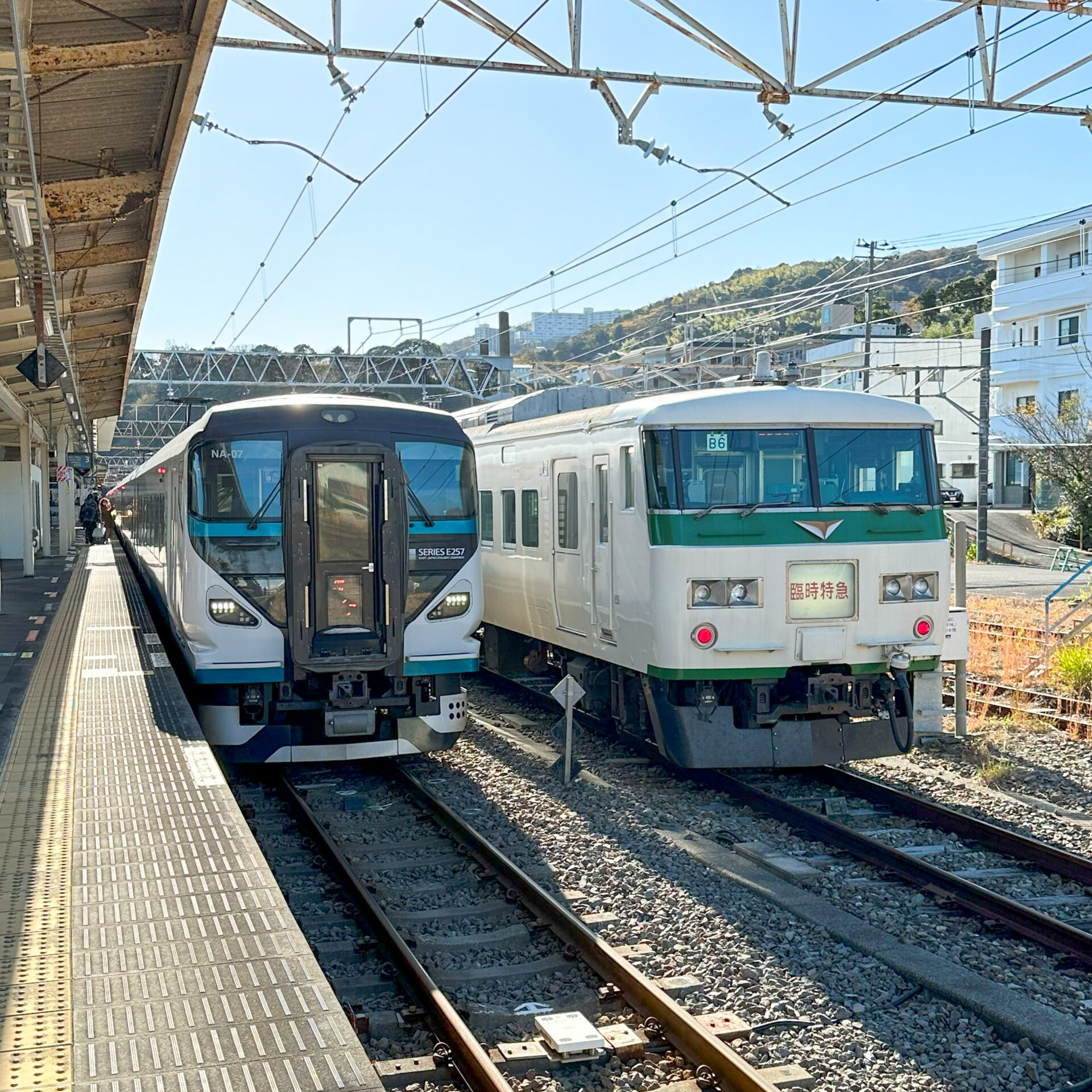 特急踊り子号新旧の車両