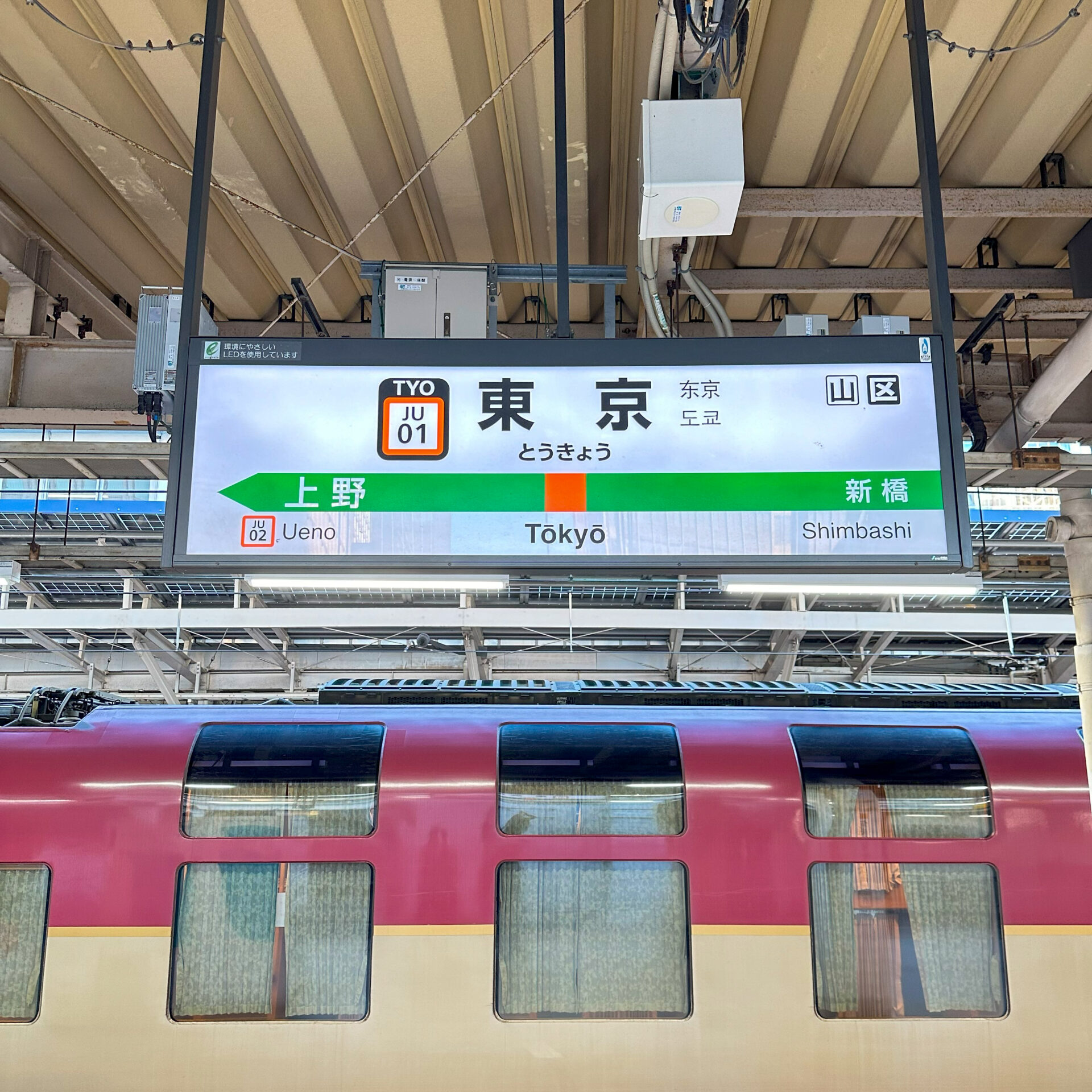 東京駅駅名標