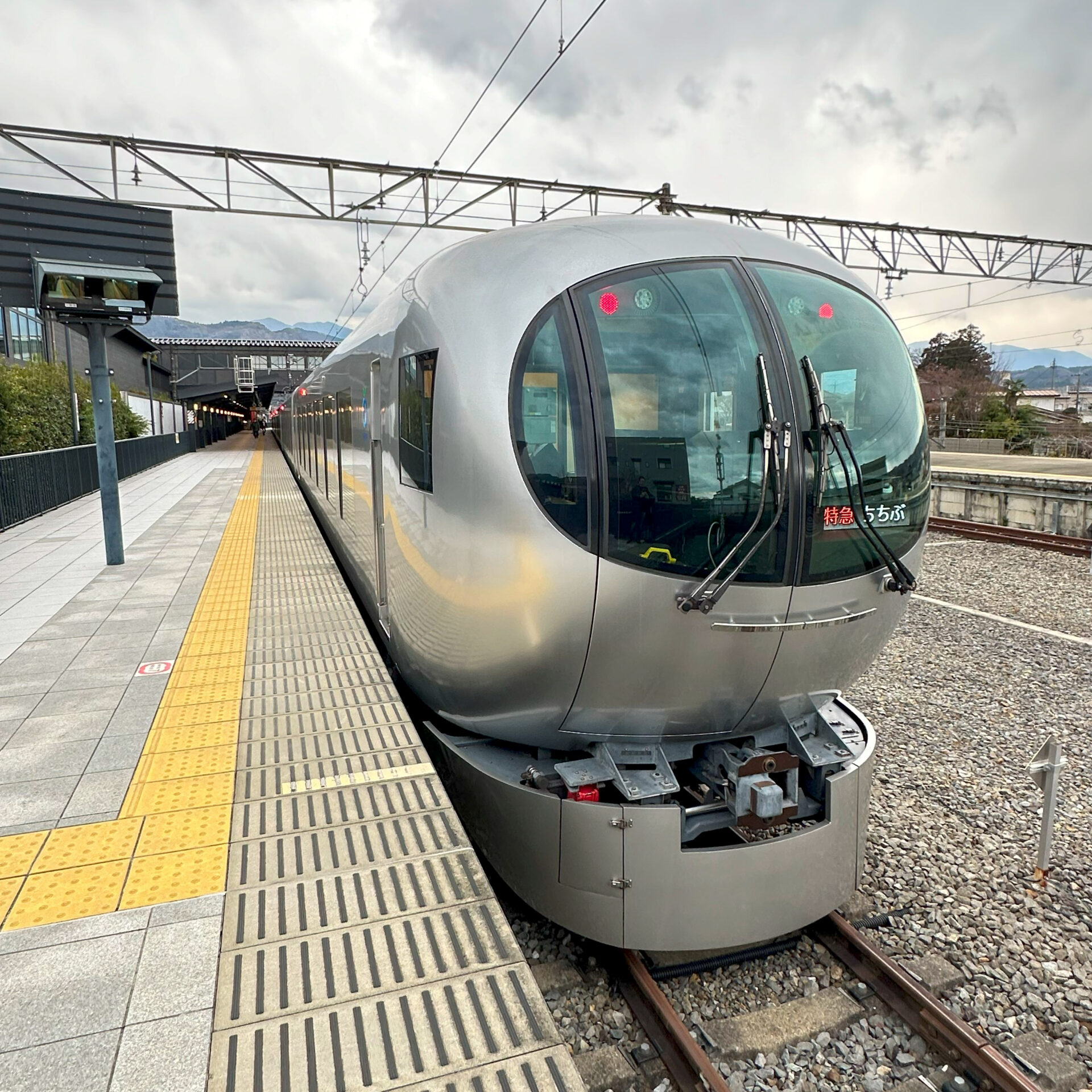 西武鉄道特急ラビュー西武秩父駅にて