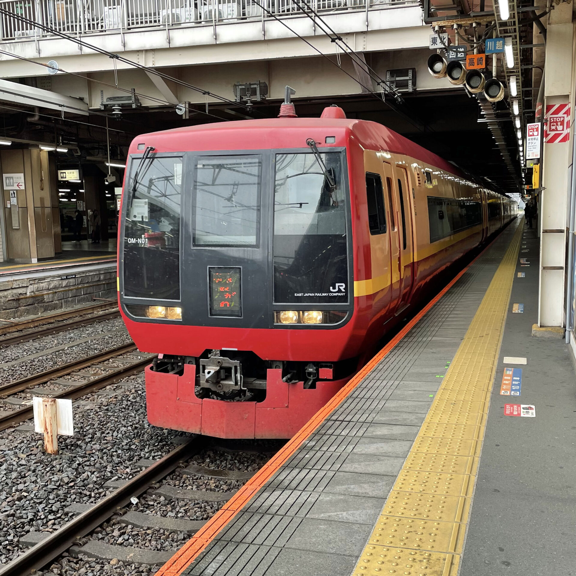 JR東日本253系電車大宮駅にて