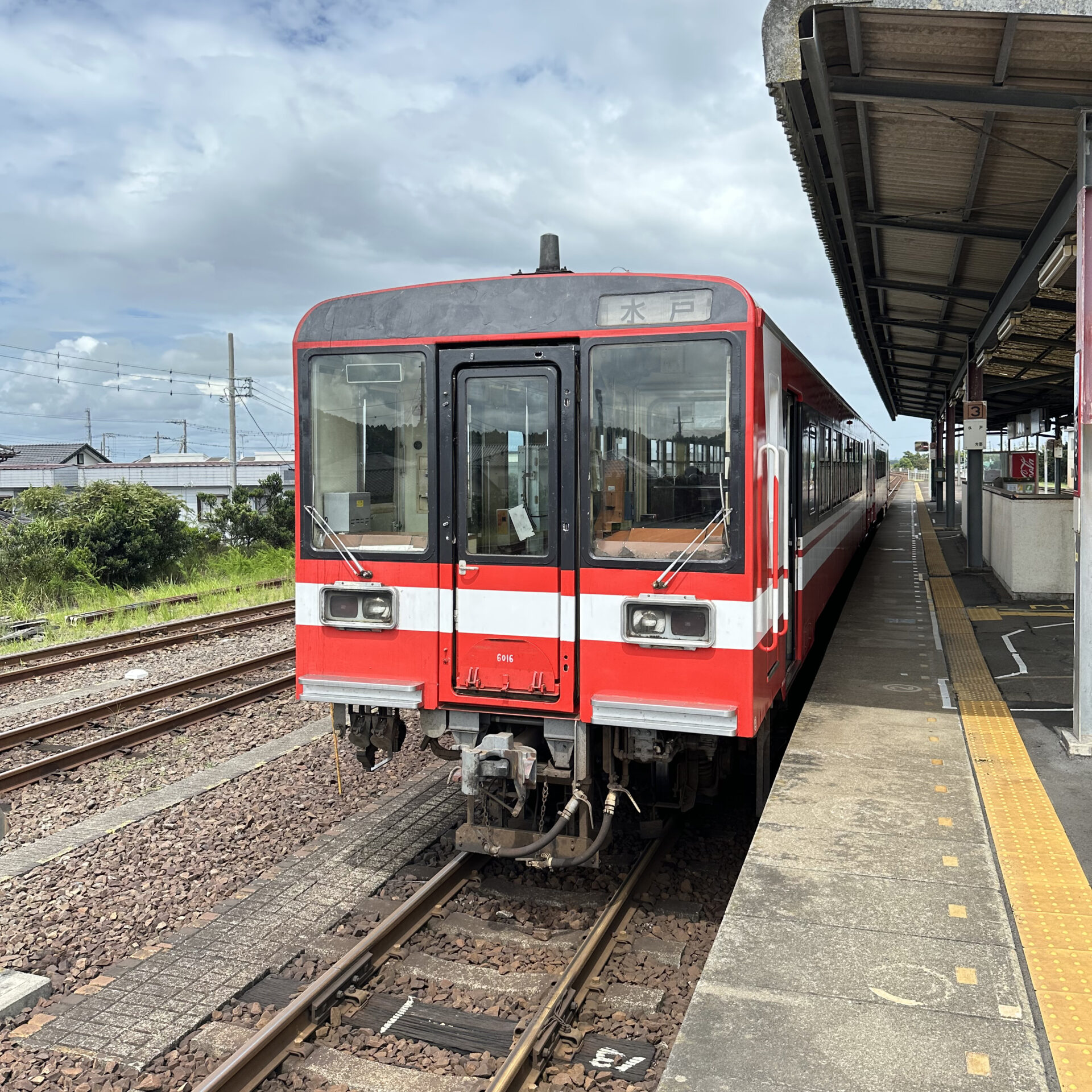 鹿島臨海鉄道普通列車大洗駅にて