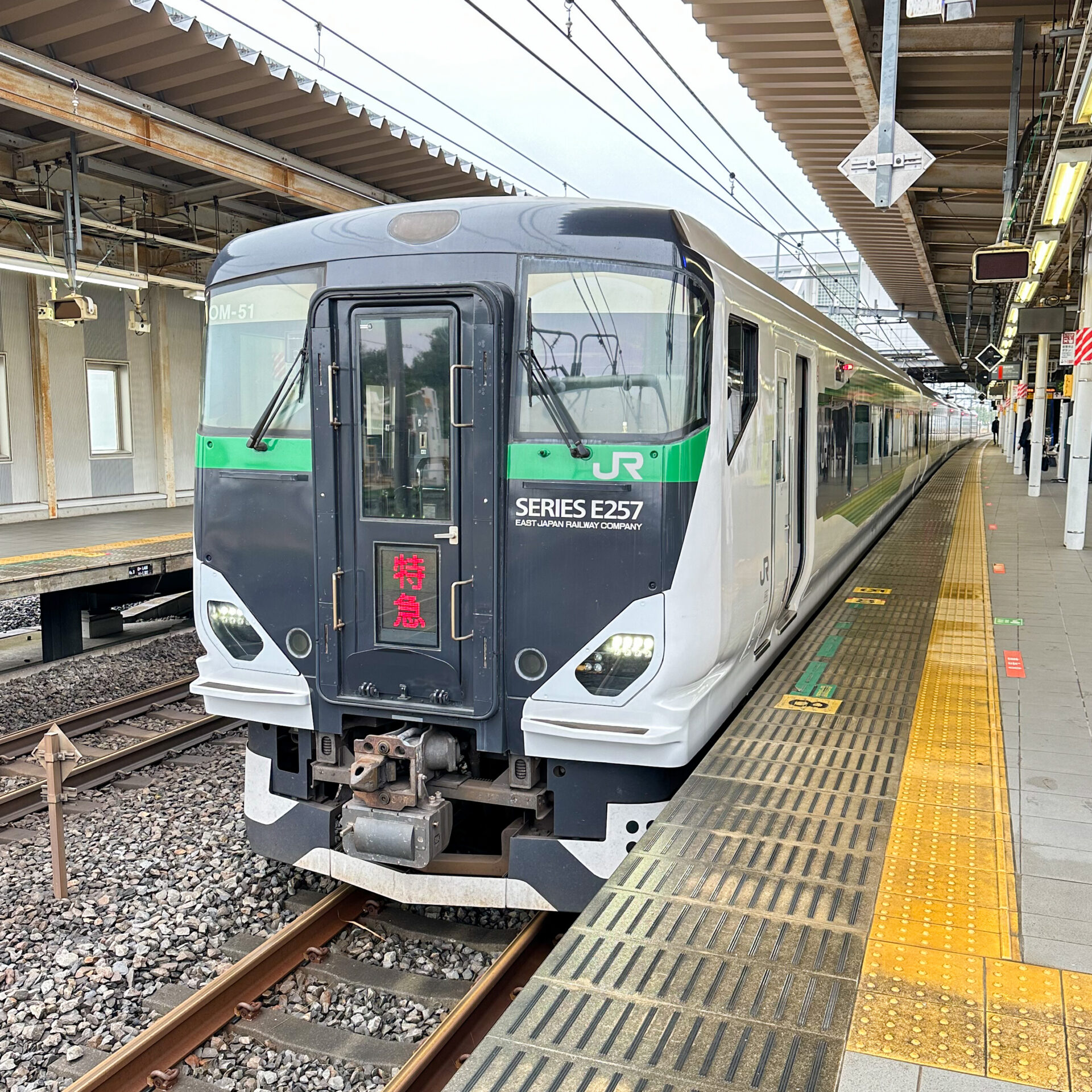 特急鎌倉号吉川美南駅にて