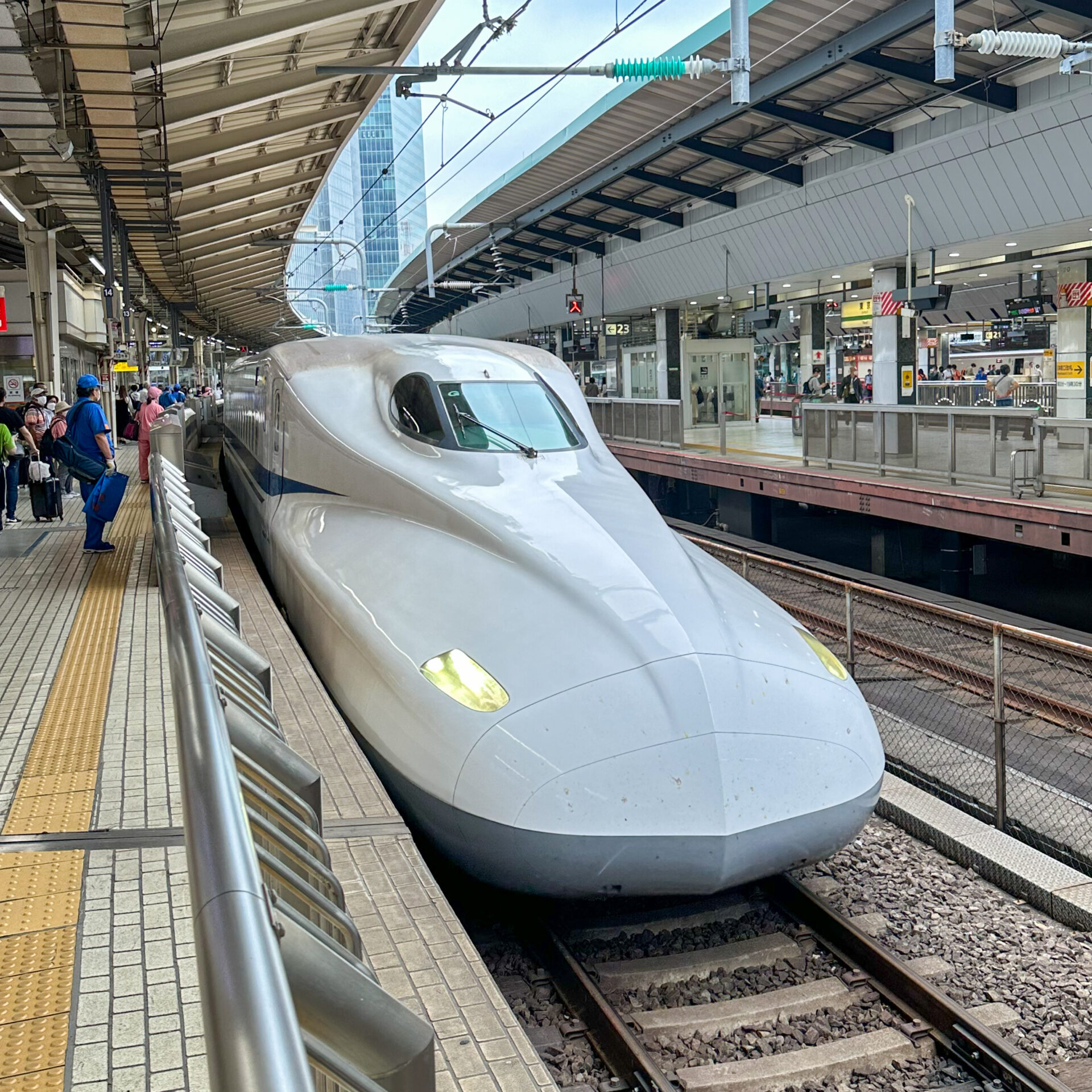 新幹線N700系東京駅にて