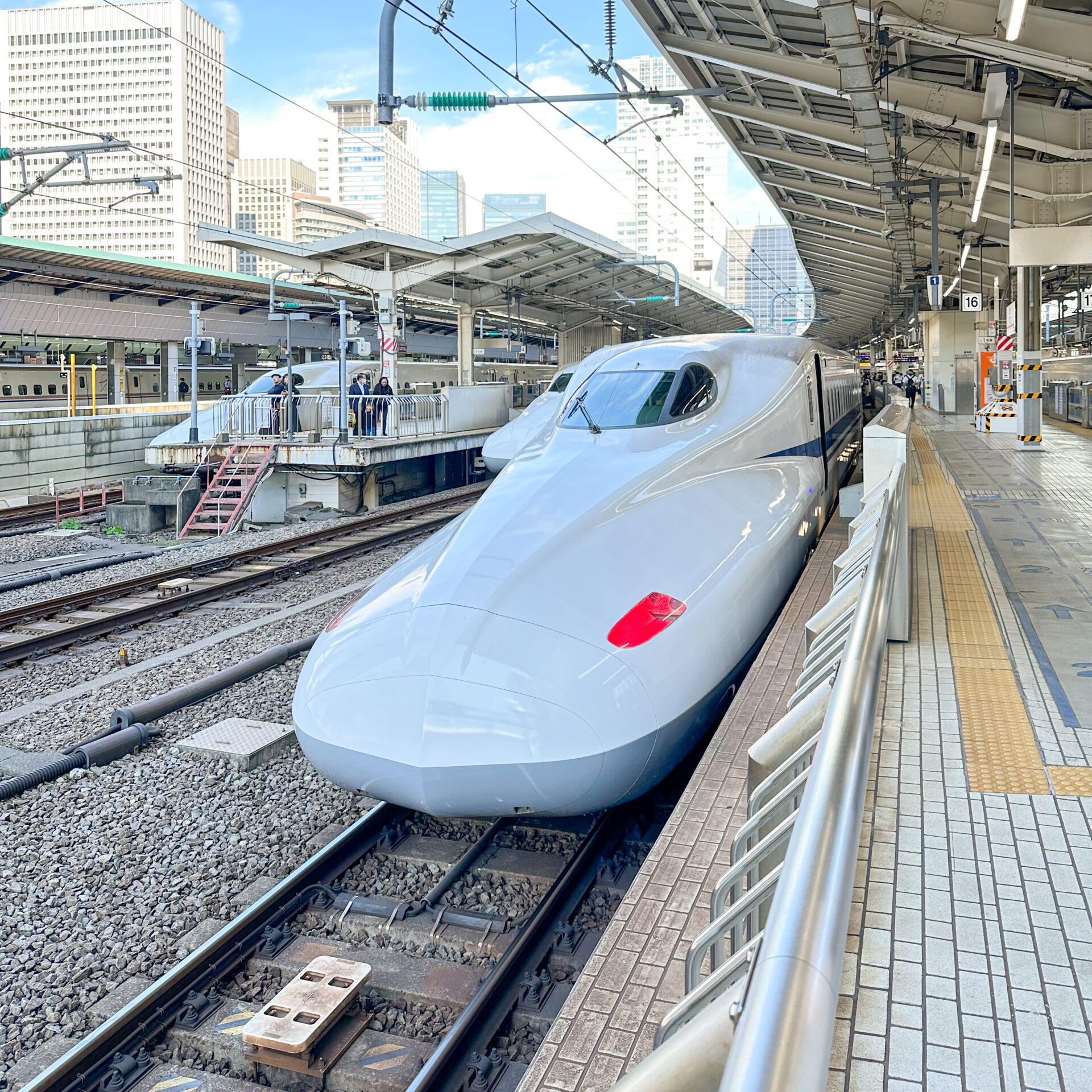 新幹線N700系東京駅にて