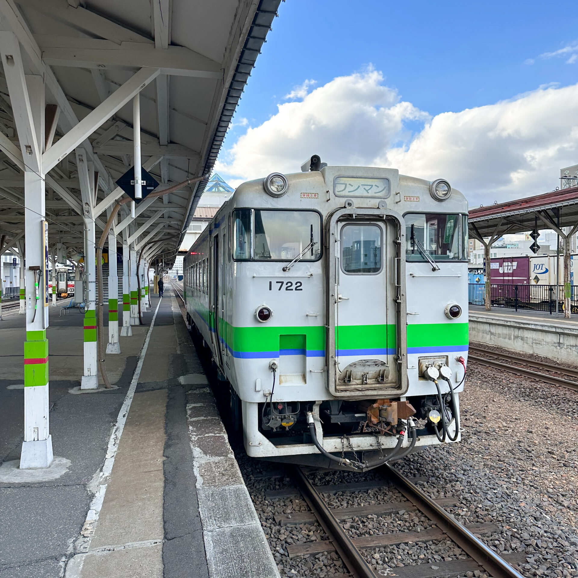 石北本線普通列車北見駅にて