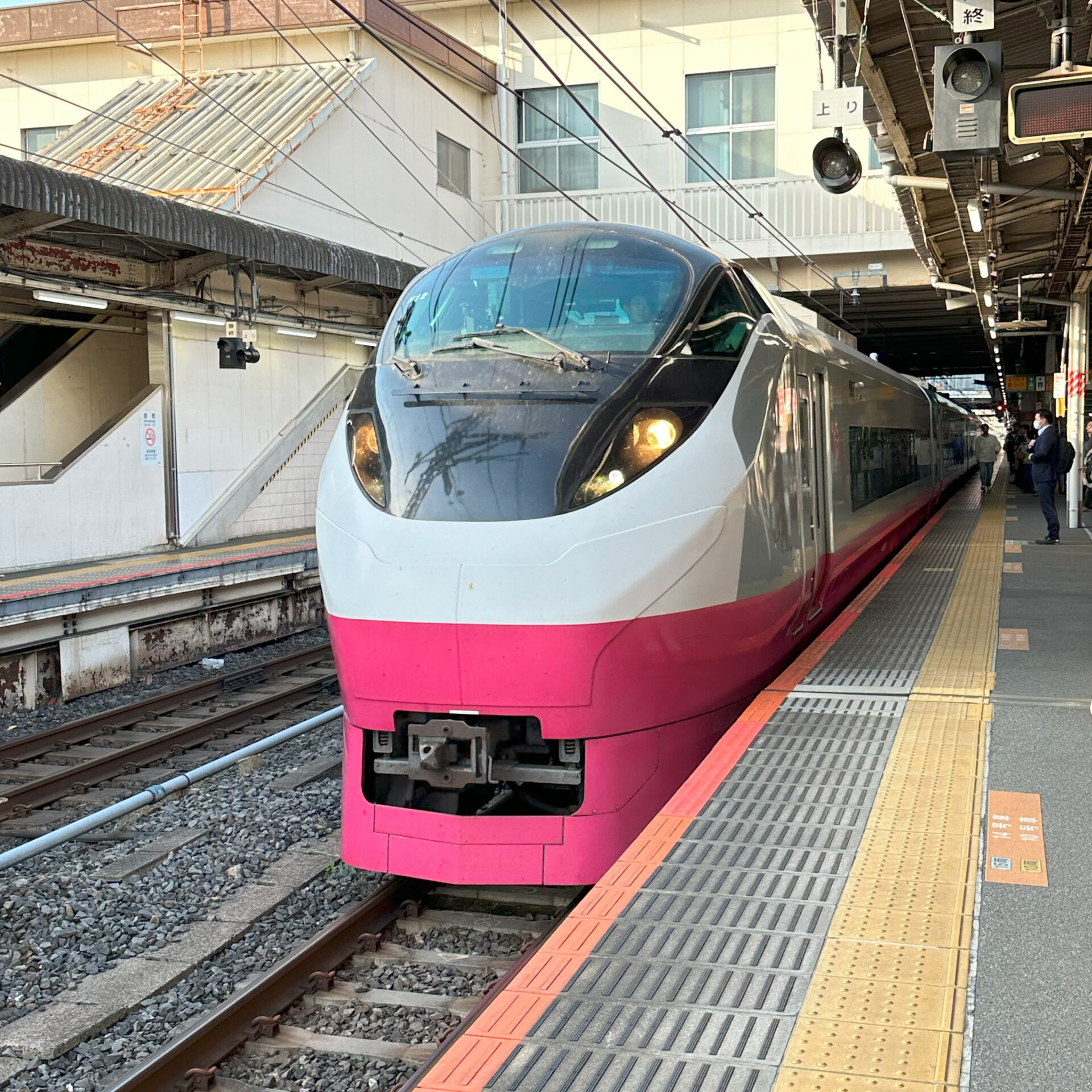 特急ひたち号上野駅にて