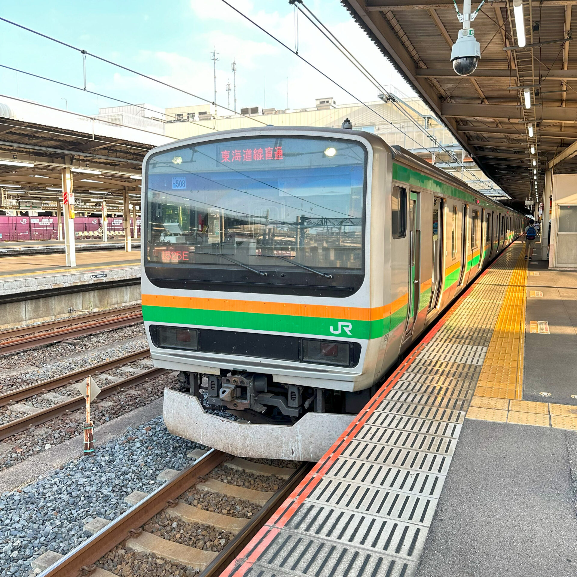 上野東京ライン普通列車大宮駅にて